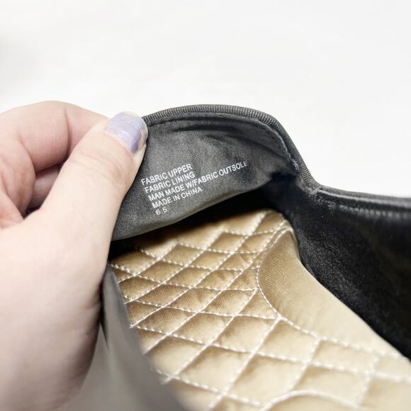 [Birdies] Starling Charcoal Gray Python Print Velour Slip On Loafer Flats Sz 6.5 - Picture 11 of 12